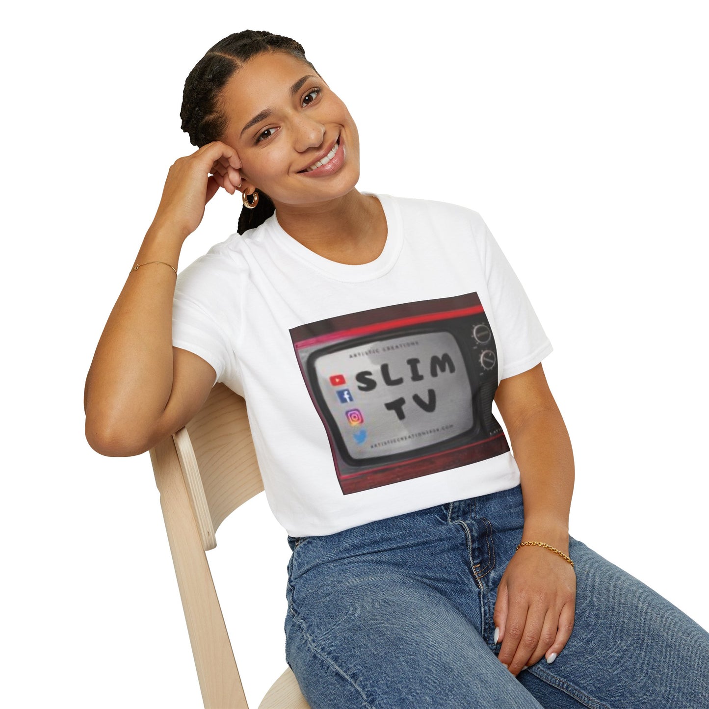 Slim TV Retro Original Unisex T-Shirt
