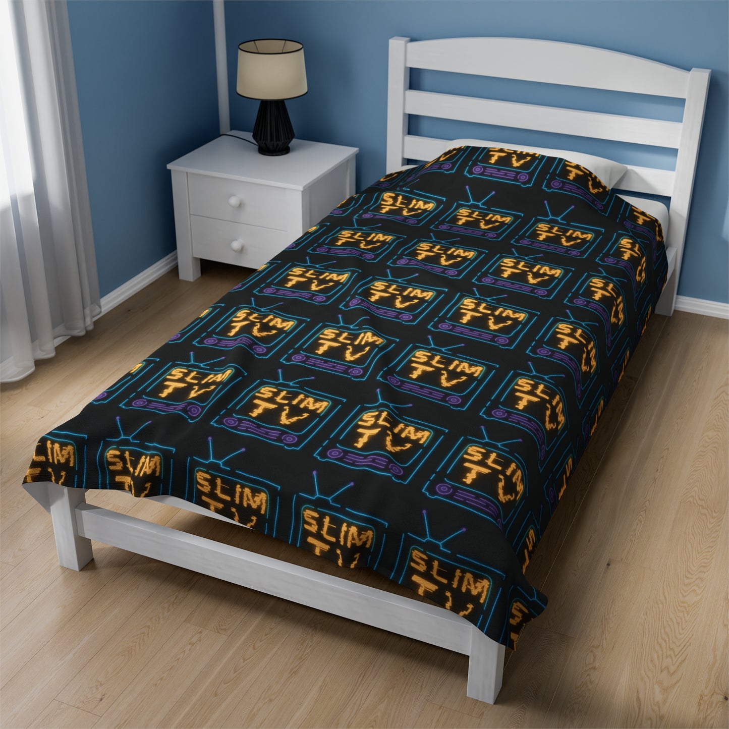 SlimTV Vibes Velveteen Plush Blanket