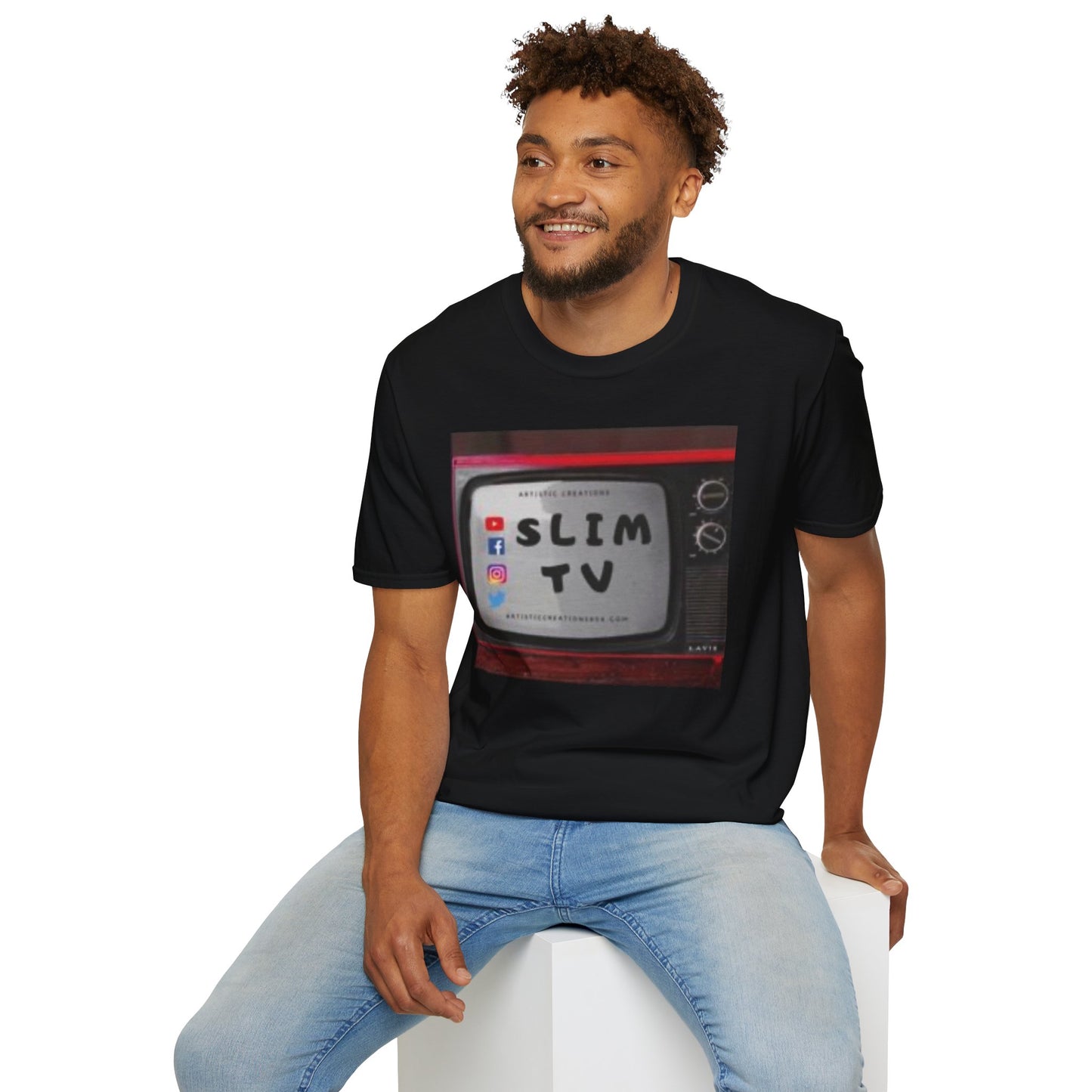 Slim TV Retro Original Unisex T-Shirt