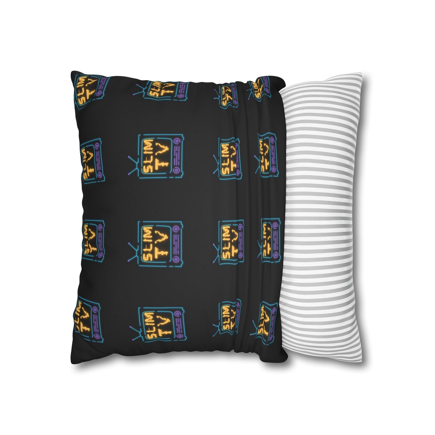 Slim Tv Suede Square Pillowcase