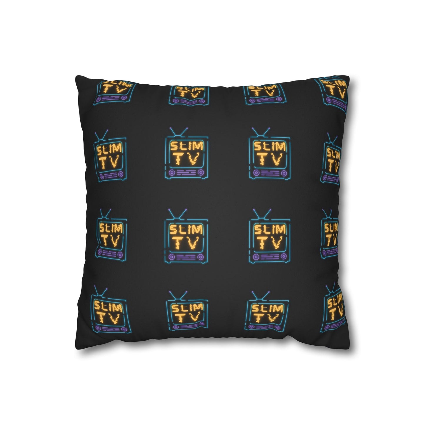 Slim Tv Suede Square Pillowcase