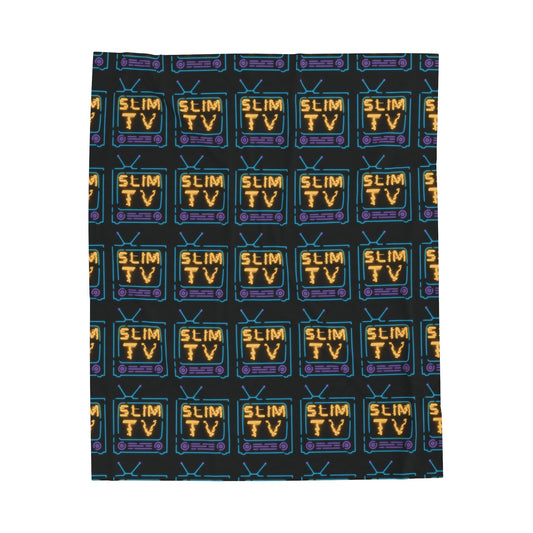 SlimTV Vibes Velveteen Plush Blanket