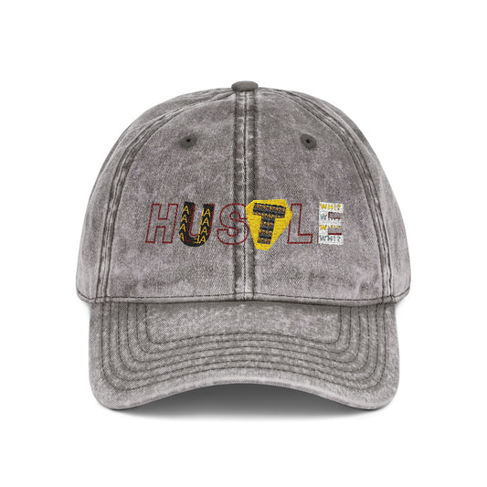 Vintage Embroidered Cap with 'HUSTLE' Design - Perfect for an Active Lifestyle, Gift for Entrepreneurs, Casual Wear, Outdoor [...]