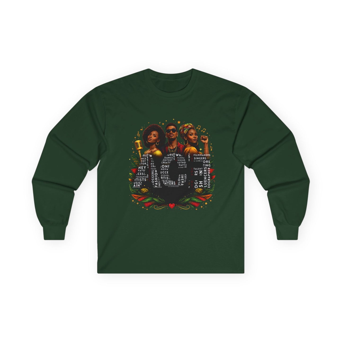Black History Inspired Long Sleeve Shirt