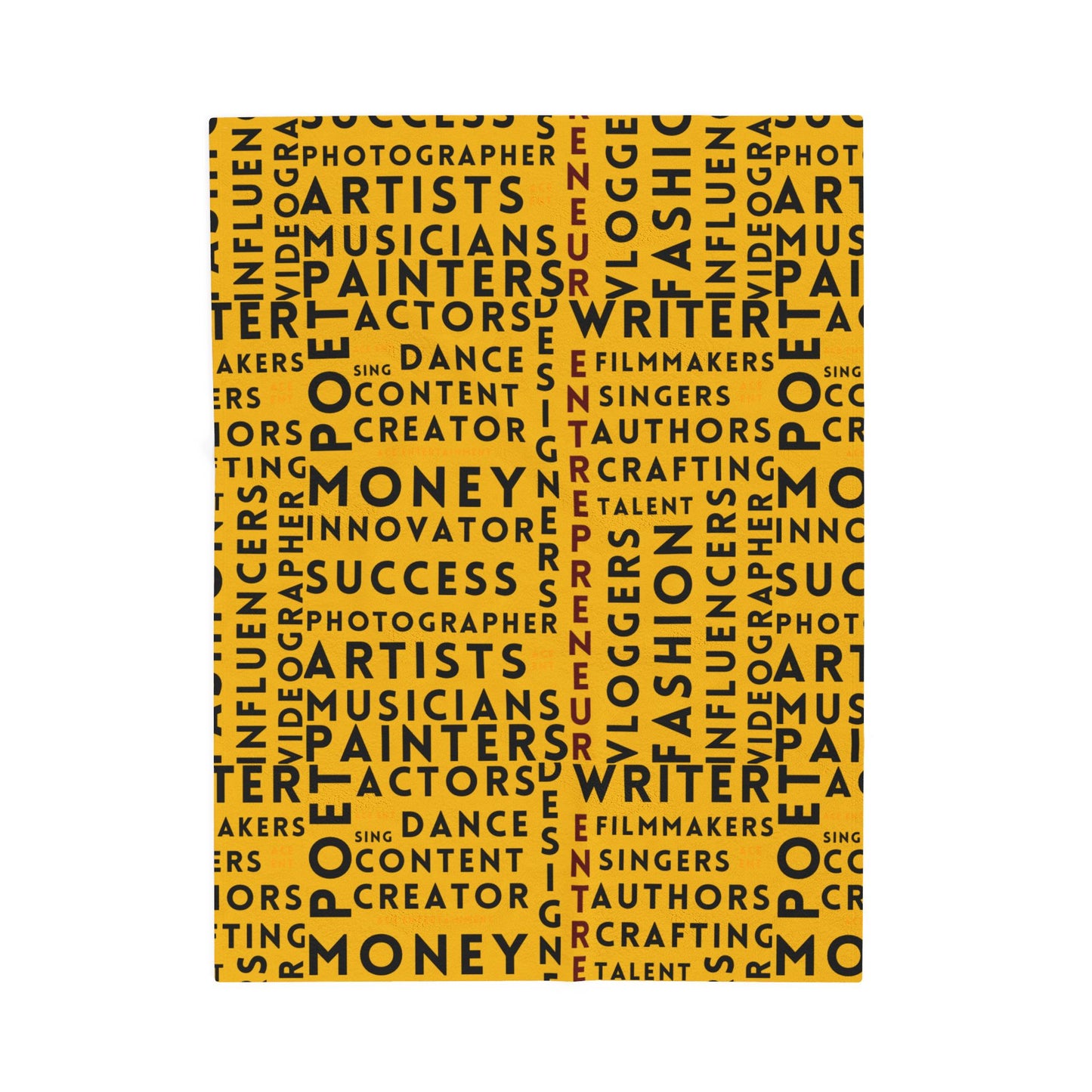 Plush Blanket - Talent of All Kinds Design