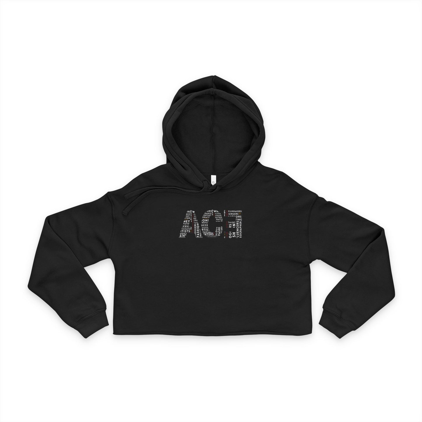 Cropped Hoodie with ACE Words