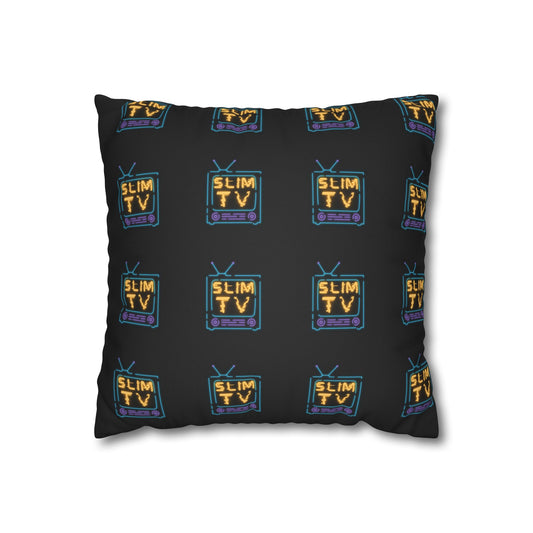 Slim Tv Suede Square Pillowcase